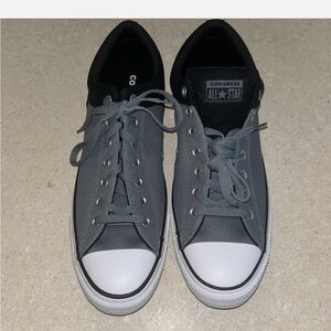 Converse Chuck Taylor Street colorblock Black & gray Sneakers Shoes Men’s 13
